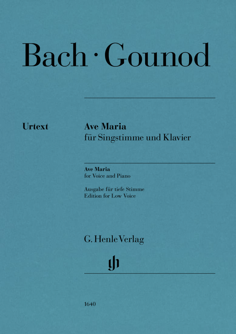 Ave Maria - Gounod/Conde - Low Voice/Piano - Sheet