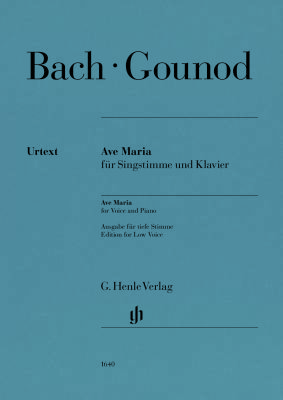G. Henle Verlag - Ave Maria - Gounod/Conde - Low Voice/Piano - Sheet