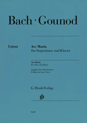 G. Henle Verlag - Ave Maria - Gounod/Conde - Low Voice/Piano - Sheet