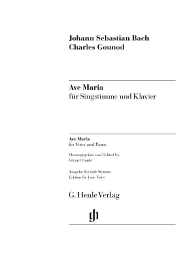 Ave Maria - Gounod/Conde - Low Voice/Piano - Sheet
