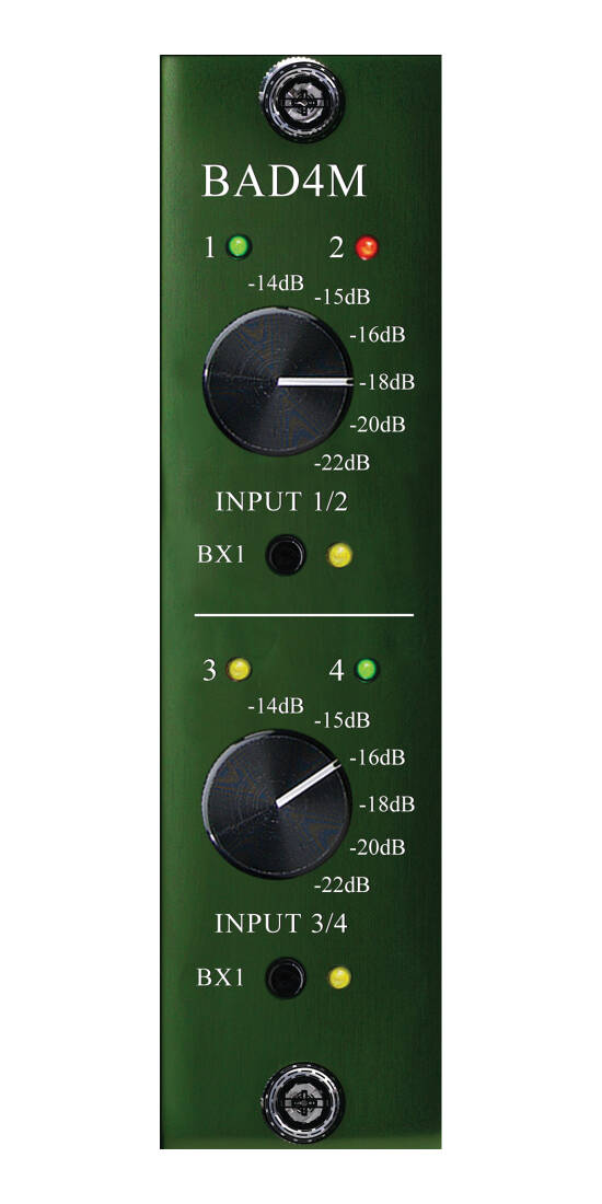 BAD4M 4-Channel ADC Daughter Card