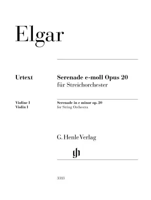 Serenade in E Minor, Op. 20 - Elgar/Marshall-Luck - String Orchestra - Parts Set