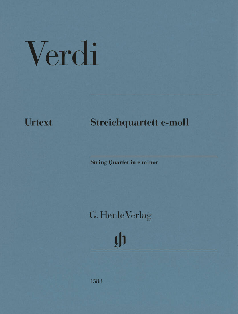 String Quartet in E Minor - Verdi/Gerhard - String Quartet - Parts Set
