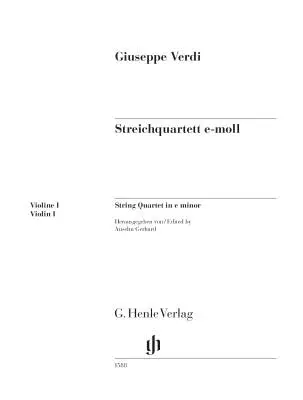 String Quartet in E Minor - Verdi/Gerhard - String Quartet - Parts Set