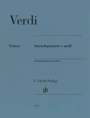 G. Henle Verlag - String Quartet in E Minor - Verdi/Gerhard - String Quartet - Parts Set