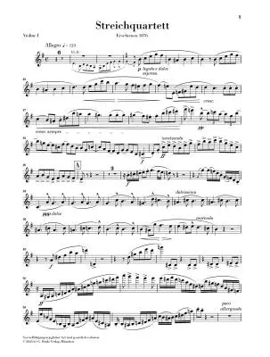 String Quartet in E Minor - Verdi/Gerhard - String Quartet - Parts Set