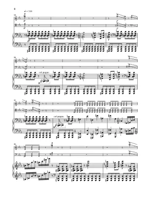 Piano Trio, Op. 6 - Kissin - Piano Trio - Score and Parts