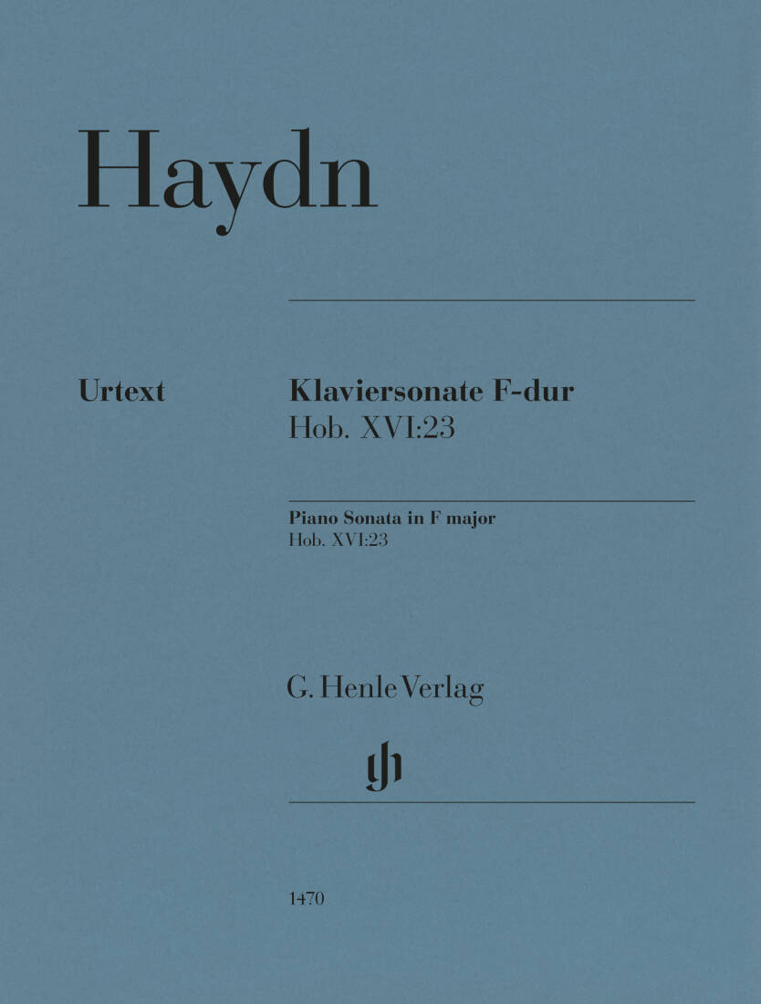 Piano Sonata in F Major, Hob. XVI:23 - Haydn/Feder - Piano - Sheet