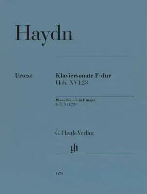 G. Henle Verlag - Piano Sonata in F Major, Hob. XVI:23 - Haydn/Feder - Piano - Sheet