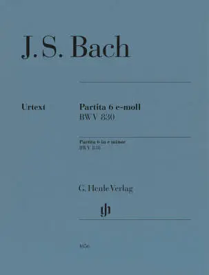 G. Henle Verlag - Partita No. 6 in E Minor, BWV 830 - Bach/Scheideler - Piano - Sheet