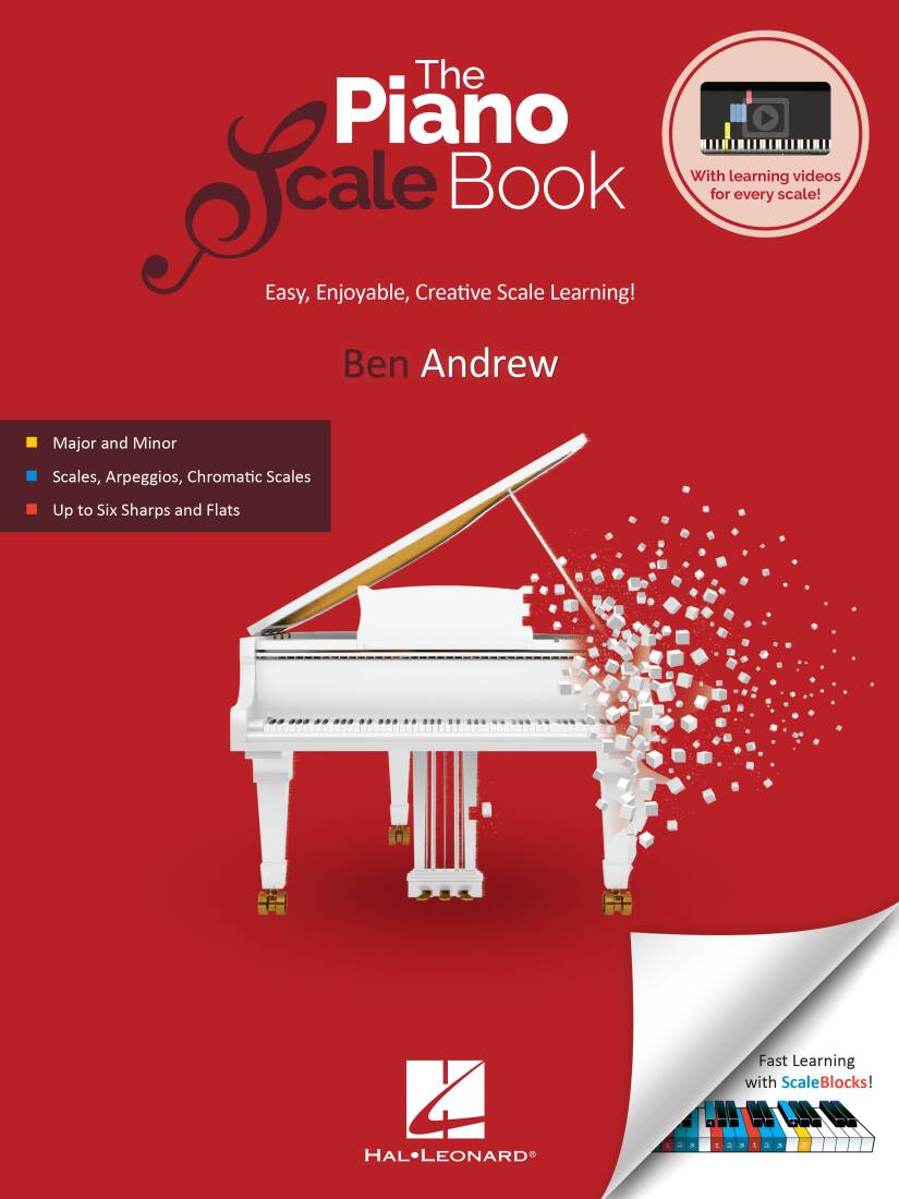 The Piano Scale Book - Andrew - Piano - Book/Media Online