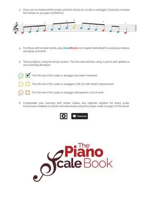The Piano Scale Book - Andrew - Piano - Book/Media Online