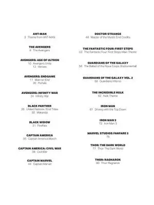 Marvel Piano Solo Collection - Piano - Book