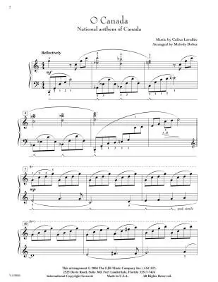 O Canada (Early Advanced) - Lavallee/Bober - Piano - Sheet