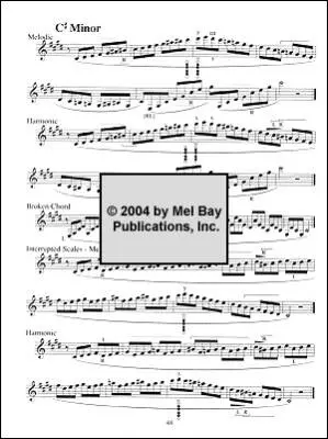 Upbeat Scales and Arpeggios - Galper - Clarinet - Book