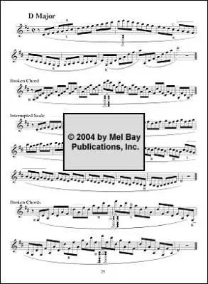 Upbeat Scales and Arpeggios - Galper - Clarinet - Book