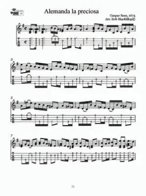 20 Spanish Baroque Pieces by Gaspar Sanz - MacKillop - Ukulele - Book/Audio Online