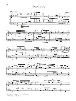 Partita No. 4 in D Major, BWV 828 - Bach/Scheideler - Piano - Sheet