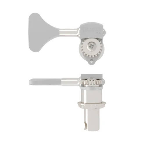 USA Ultralite Bass Tuning Machine 1/2\'\' - Chrome, Treble Side