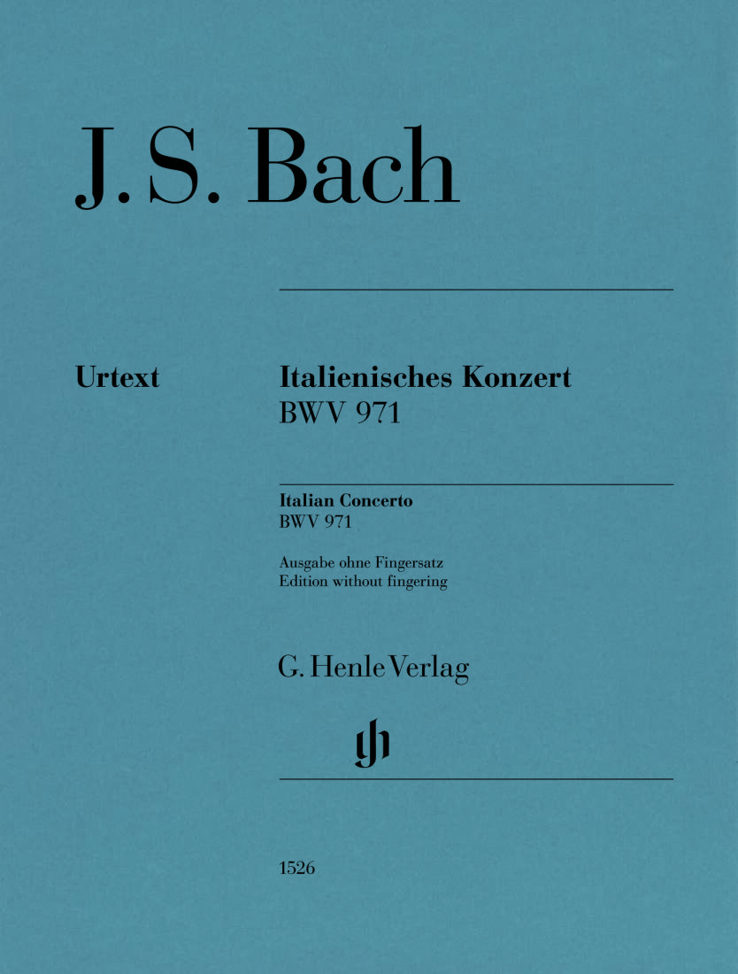 Italian Concerto, BWV 971 - Bach/Scheideler - Piano - Book