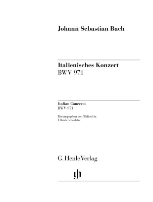 Italian Concerto, BWV 971 - Bach/Scheideler - Piano - Book