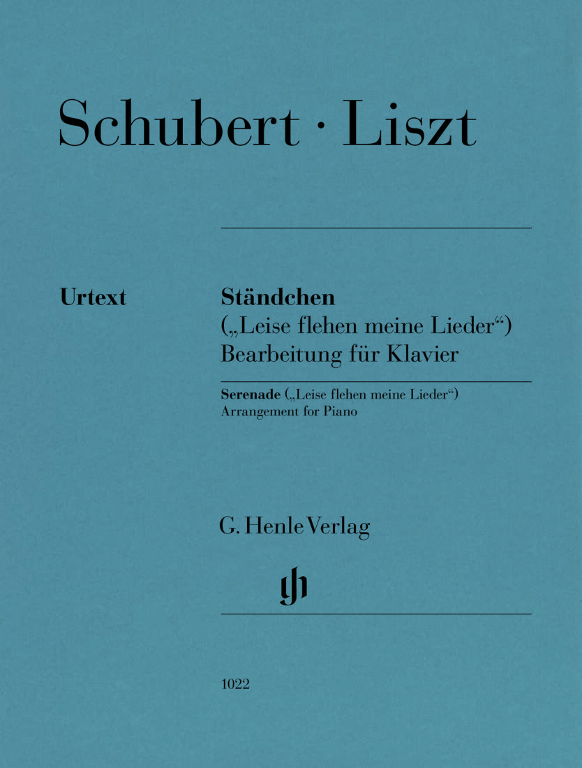 Serenade \'\'Leise Flehen Meine Lieder\'\' (Franz Schubert) - Liszt - Piano - Book