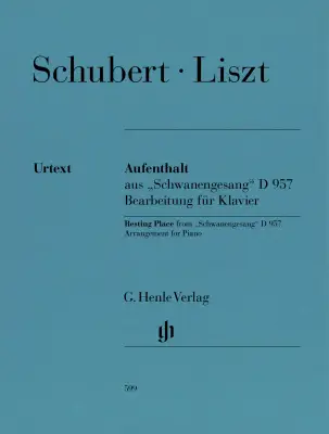 G. Henle Verlag - Resting Place from Schwanengesang, D957 - Schubert/Liszt - Piano - Book