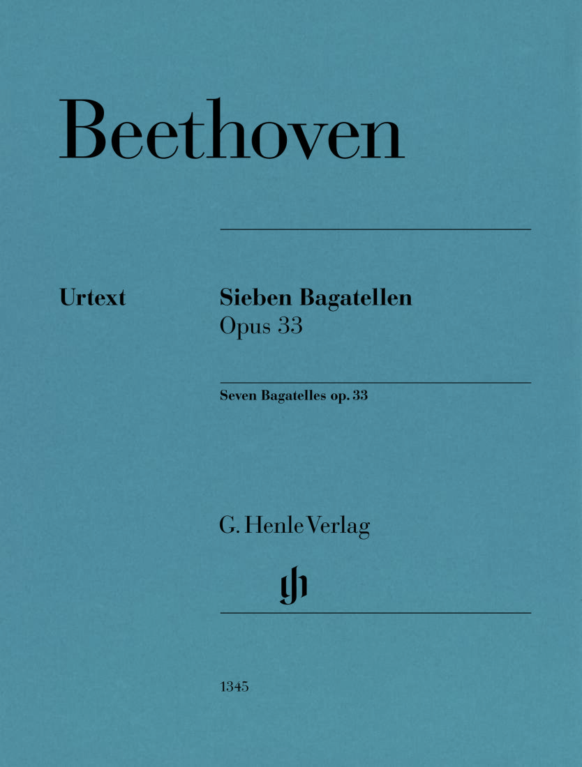 Seven Bagatelles Op. 33 - Beethoven/Biermann - Piano - Book
