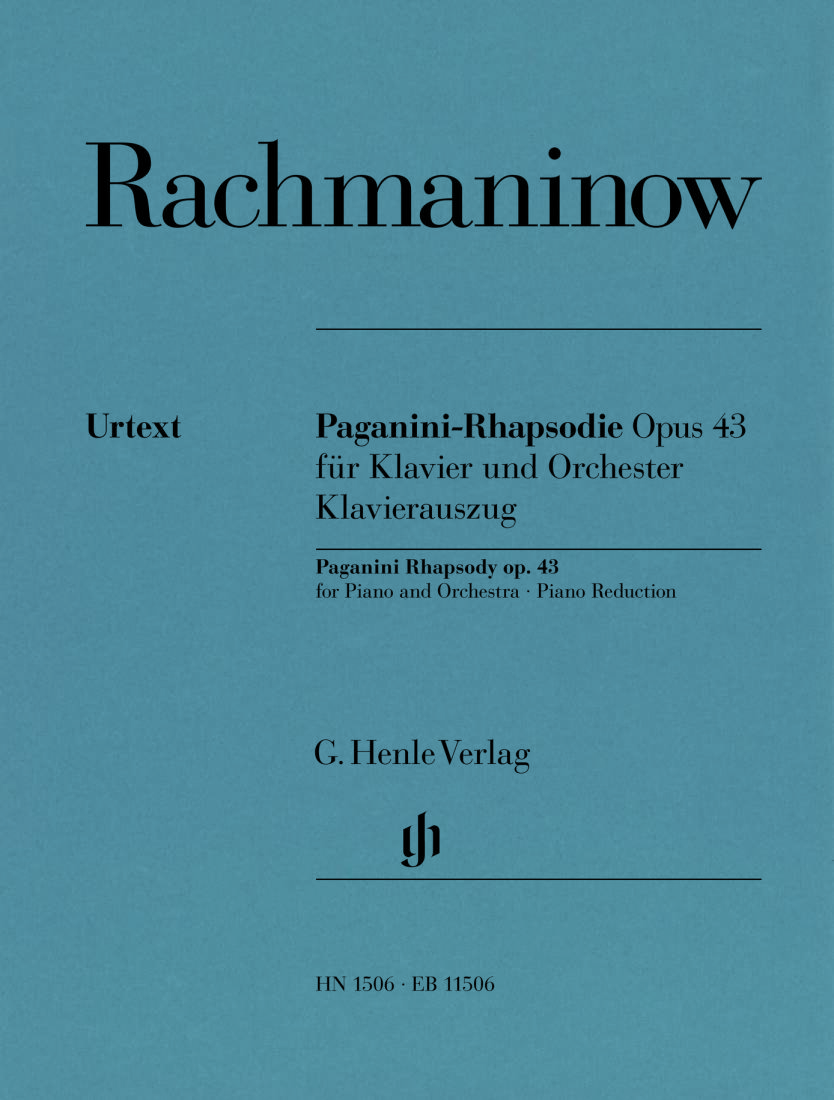Rhapsody on a Theme of Paganini, Op. 43 - Rachmaninoff/Gertsch - 2P4H - Book