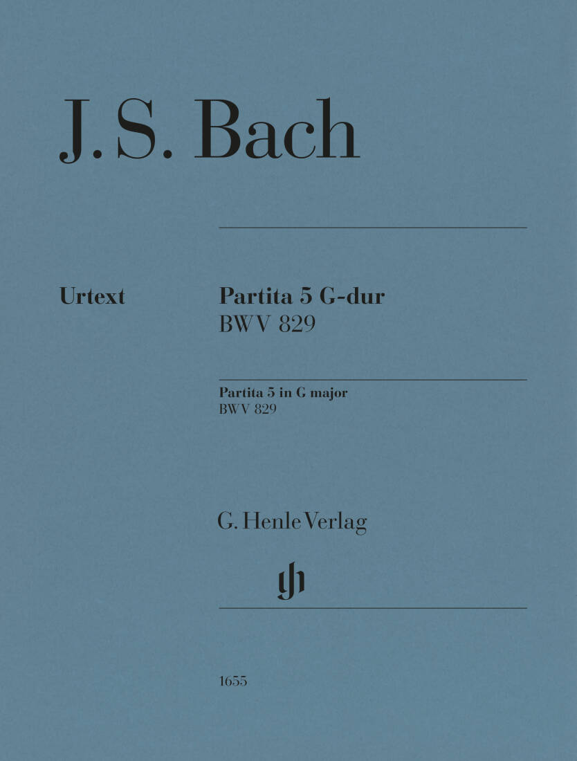 Partita No. 5 in G Major, BWV 829 - Bach/Scheideler - Piano - Sheet