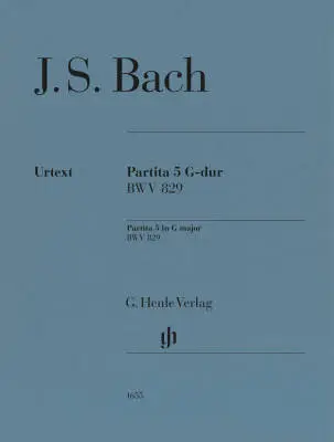 G. Henle Verlag - Partita No. 5 in G Major, BWV 829 - Bach/Scheideler - Piano - Sheet