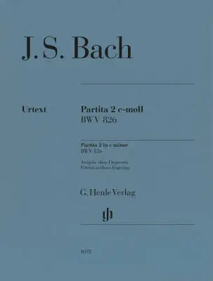 G. Henle Verlag - Partita No. 2 in C minor, BWV 826 - Bach/Scheideler - Piano - Sheet