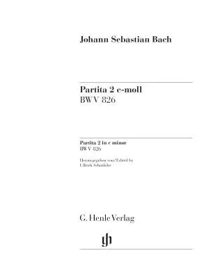 Partita No. 2 in C minor, BWV 826 - Bach/Scheideler - Piano - Sheet
