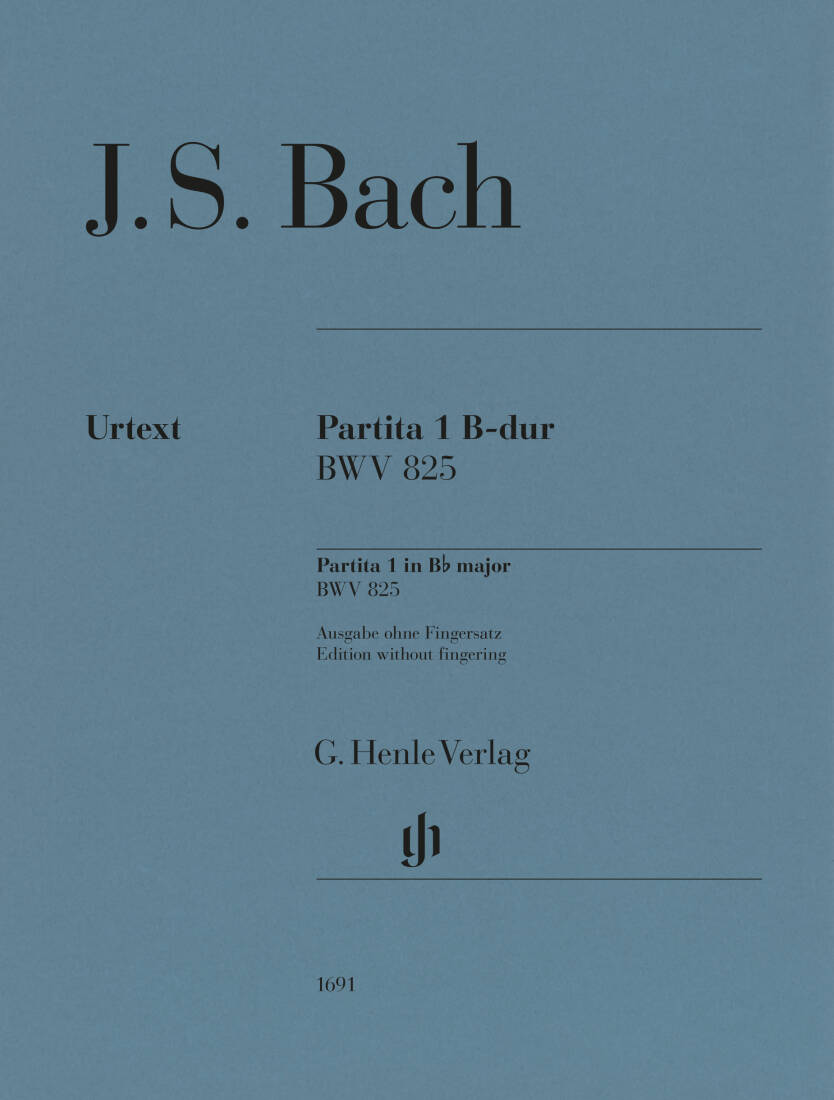 Partita No. 1 in B-Flat Major, BWV 825 - Bach/Scheideler - Piano - Sheet
