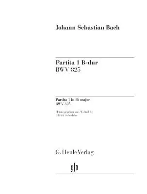 Partita No. 1 in B-Flat Major, BWV 825 - Bach/Scheideler - Piano - Sheet
