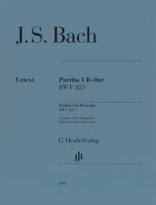 G. Henle Verlag - Partita No. 1 in B-Flat Major, BWV 825 - Bach/Scheideler - Piano - Sheet
