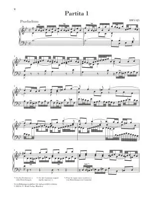 Partita No. 1 in B-Flat Major, BWV 825 - Bach/Scheideler - Piano - Sheet
