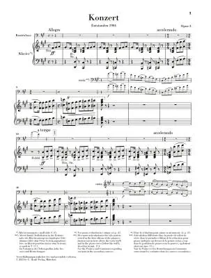 Double Bass Concerto Op. 3 - Koussevitzky/Glockler - Double Bass/Piano - Book