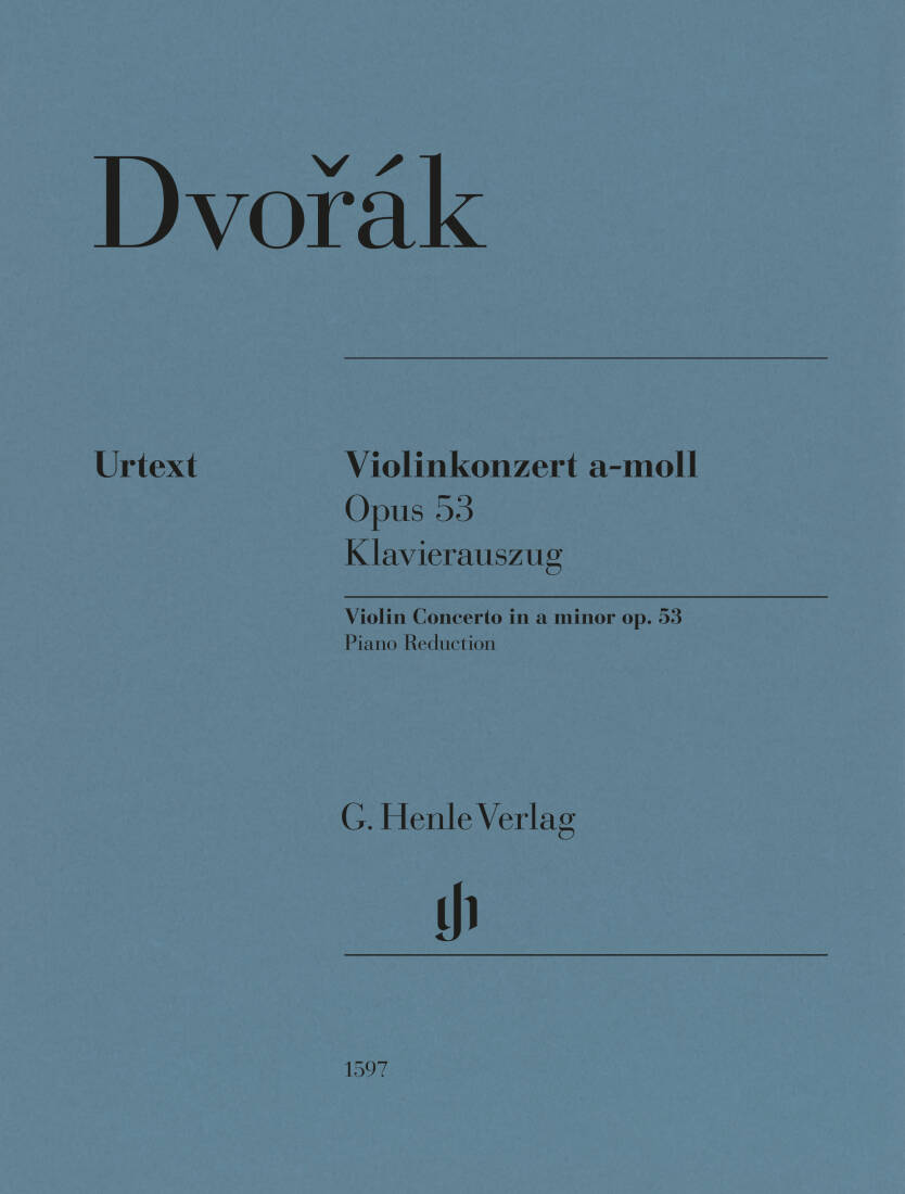 Violin Concerto A minor Op. 53 - Dvorak/Umbreit/Jost - Violin/Piano - Book