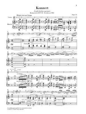 Violin Concerto A minor Op. 53 - Dvorak/Umbreit/Jost - Violin/Piano - Book