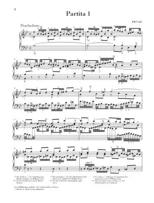 Partita No. 1 in B-Flat Major, BWV 825 - Bach/Scheideler - Piano - Sheet