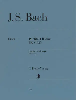 G. Henle Verlag - Partita No. 1 in B-Flat Major, BWV 825 - Bach/Scheideler - Piano - Sheet
