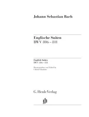 English Suites BWV 806-811 - Bach/Scheideler - Piano - Book