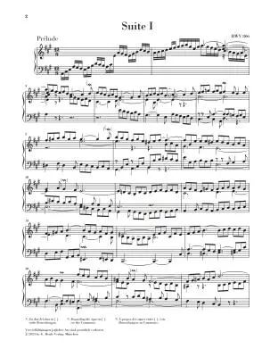 English Suites BWV 806-811 - Bach/Scheideler - Piano - Book