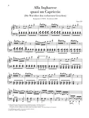 Capriccio Op. 129: The Rage over the Lost Penny - Beethoven - Piano - Sheet