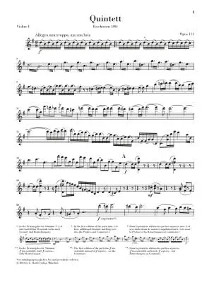 String Quintet No. 2 in G Major Op. 111 - Brahms/Kirsch - Parts