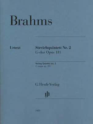 G. Henle Verlag - String Quintet No. 2 in G Major Op. 111 - Brahms/Kirsch - Parts