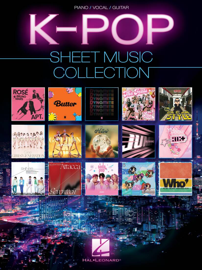 K-Pop Sheet Music Collection - Piano/Vocal/Guitar - Book