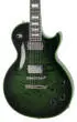 Les Paul Axcess Custom Figured Electric Guitar with Hardshell Case - Green Widow