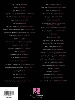First 50 Most Beautiful Songs You Should Play on Piano - Easy Piano - Book